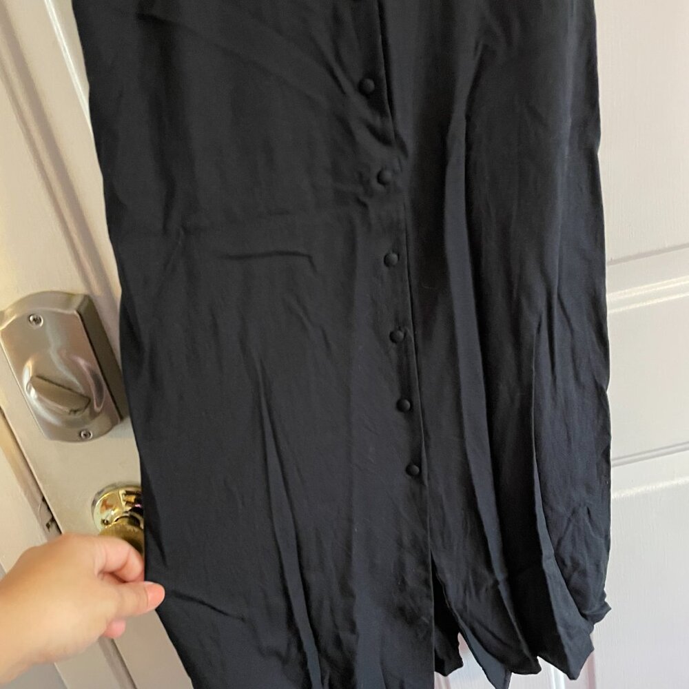 Old Navy Button Smocked Back Flutter Sleeve Dress M NWOT - Picture 6 of 9